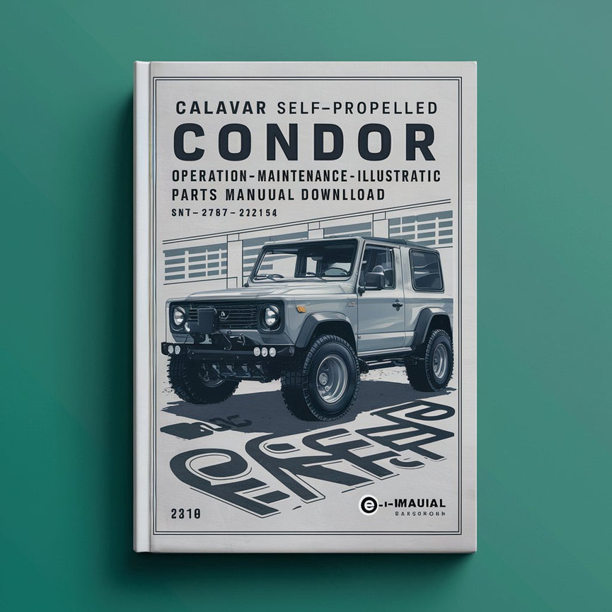 Manual de operación y mantenimiento y piezas ilustradas de los modelos 3238, 4248 y 4248LC de los vehículos autopropulsados ​​Calavar Condor (SN2187 2276 PN92154)