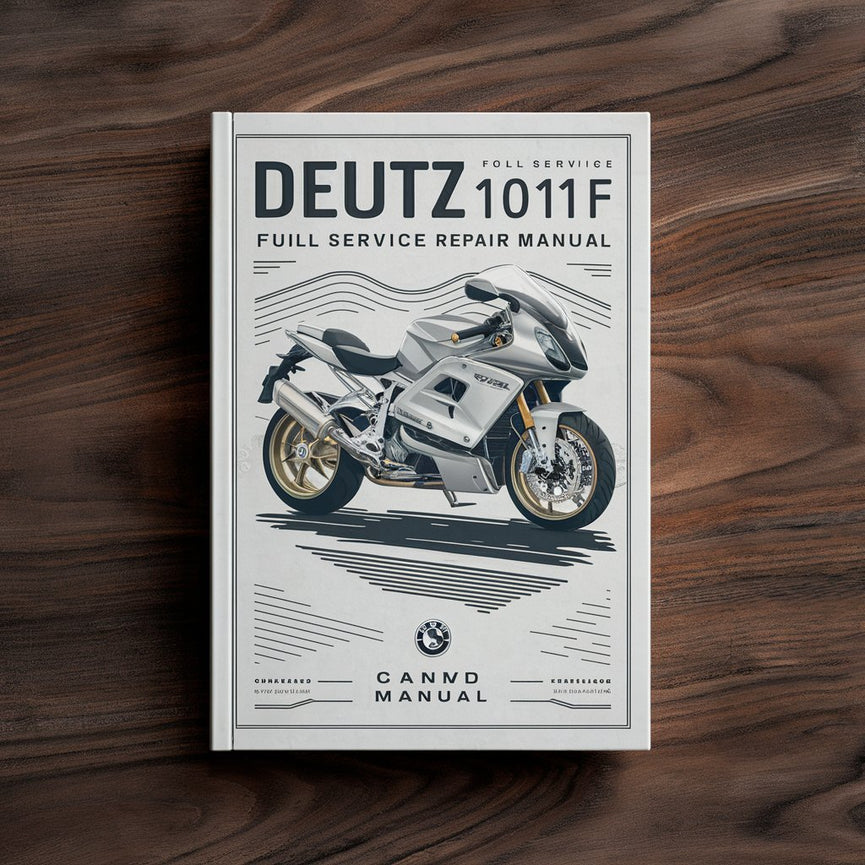 Manual de reparación y servicio completo del motor Deutz 1011F 1011 F