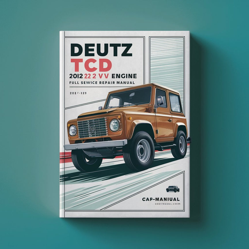 Manual de servicio y reparación completo del motor Deutz TCD 2012 2V