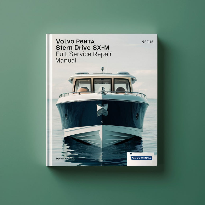 Volvo Penta Stern Drive SX-M Full Service Repair Manual PDF Download