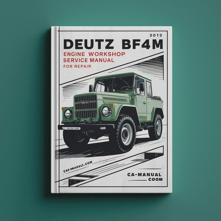 Deutz BF4M 2011 Engine Workshop Service Manual for Repair PDF Download