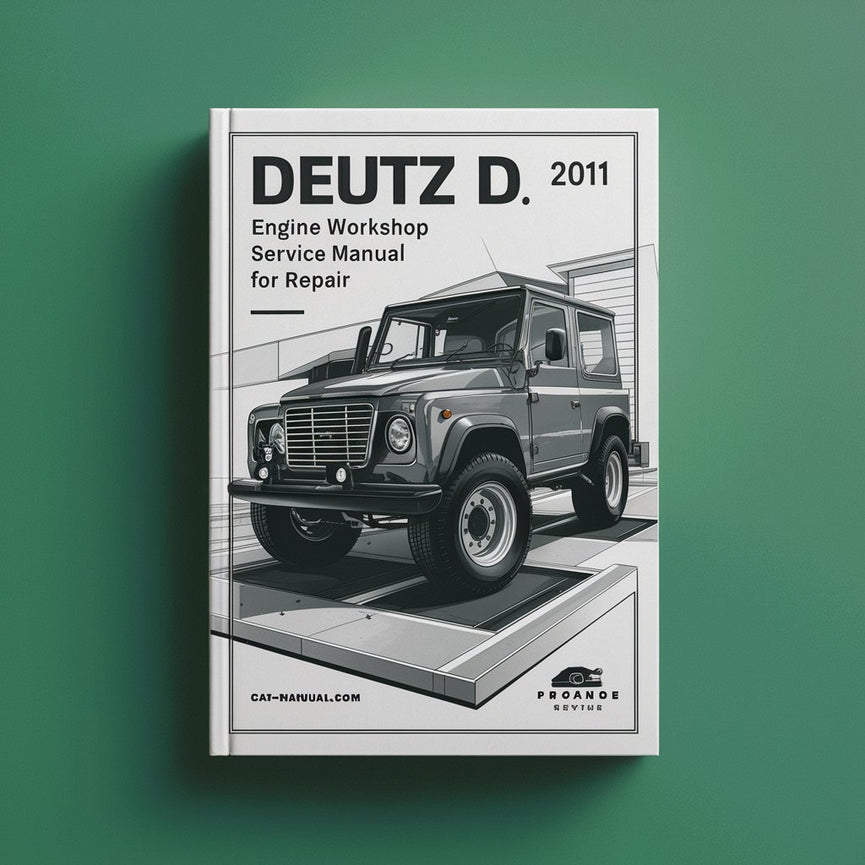 Manual de servicio y taller del motor Deutz D 2011 para reparación