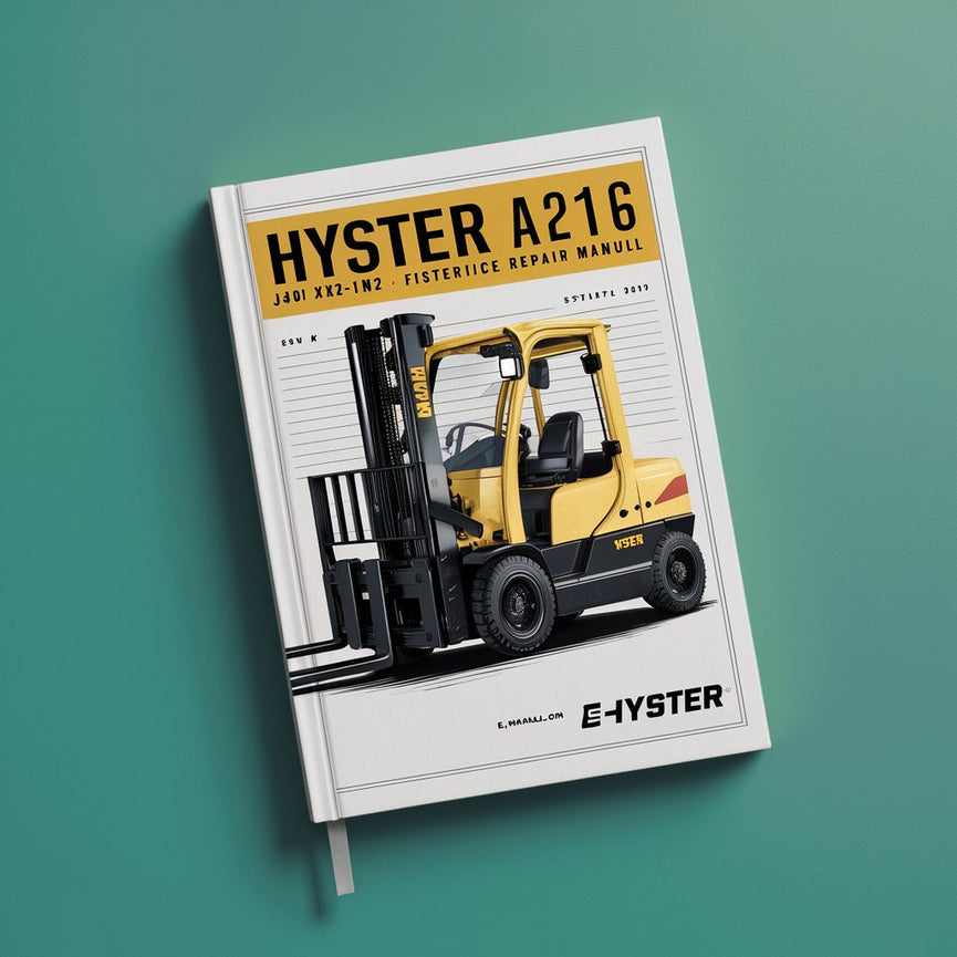 Manual de servicio y reparación de montacargas Hyster A216 (J40XM2 J50XM2 J60XM2)