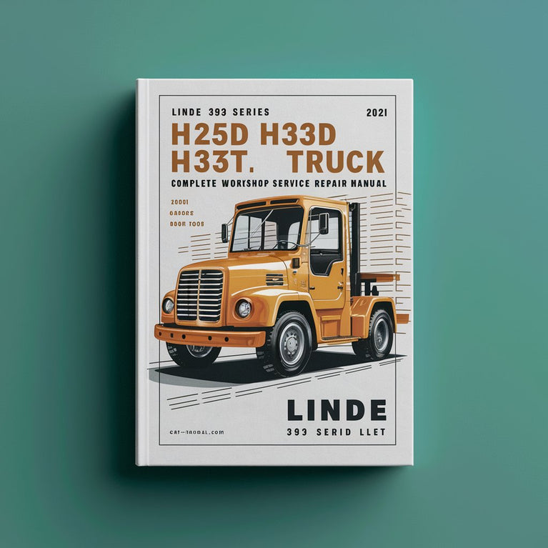 Linde 393 Series H25D H30D H35D H25T H30T H35T Forklift Truck Complete Workshop Service Repair Manual PDF Download