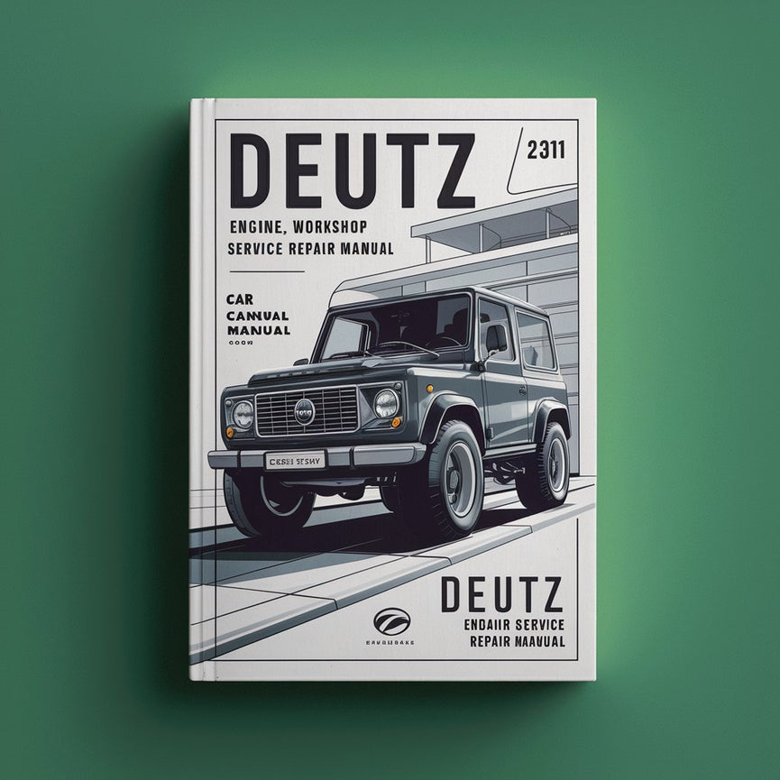 Manual de reparación y servicio del motor Deutz 2011 F3L