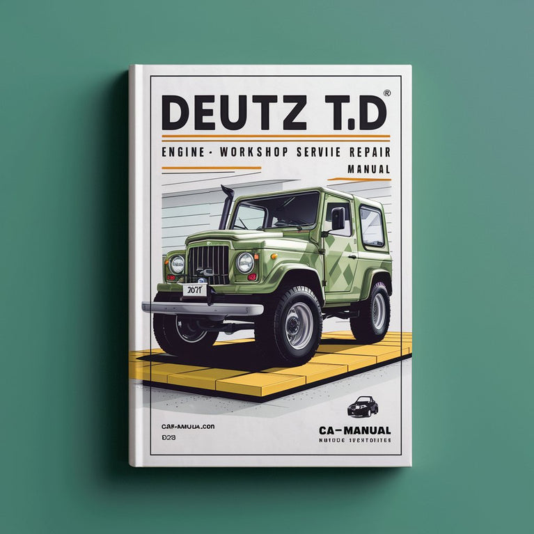 Manual de reparación y servicio del motor Deutz TD 2011