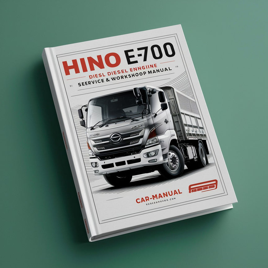 Manuel d'atelier de réparation et d'entretien du moteur diesel Hino EH700