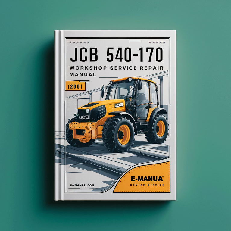 Manuel de réparation et d'entretien de l'atelier JCB 540-170