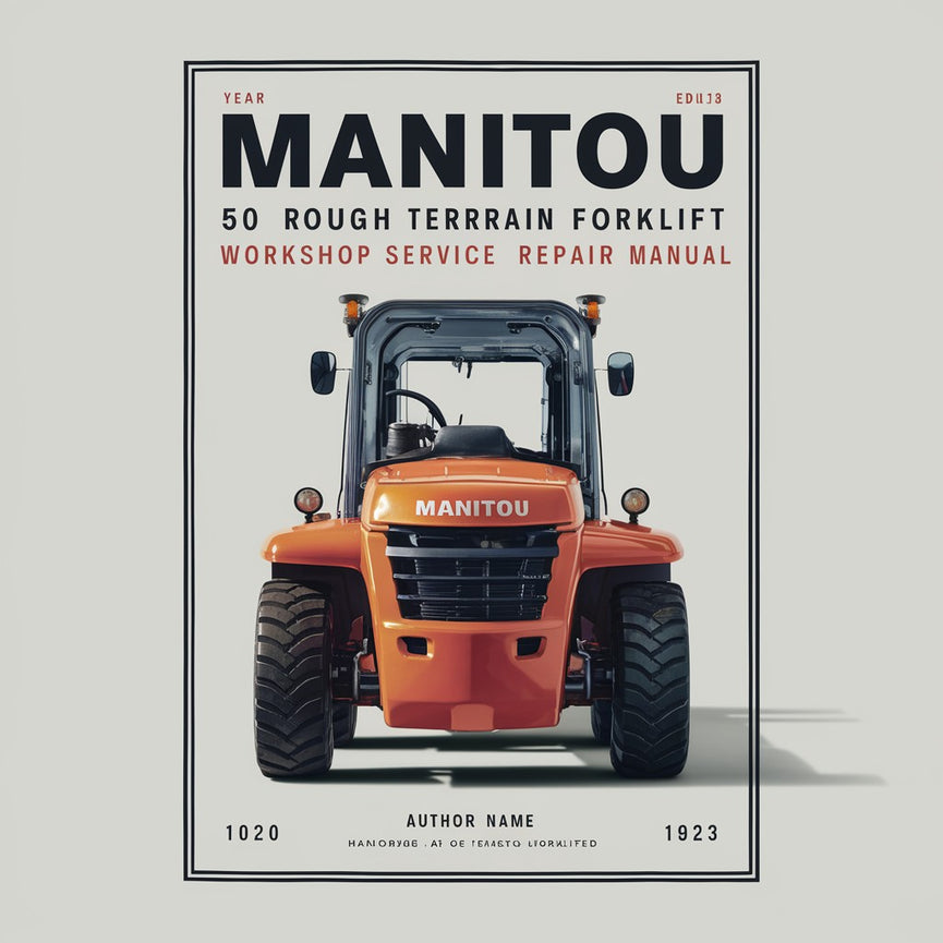 Manuel d'entretien et de réparation du chariot élévateur tout terrain Manitou MC 50