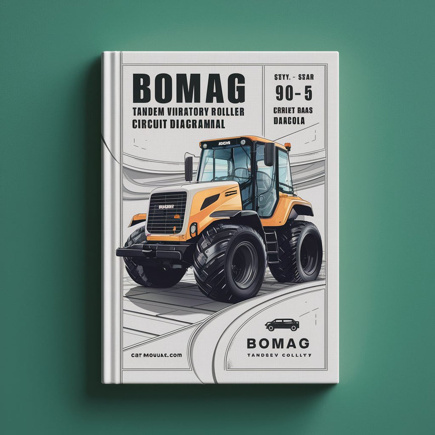 BOMAG BW 90-5 Tandem Vibratory Roller Circuit Diagrams Manual PDF Download