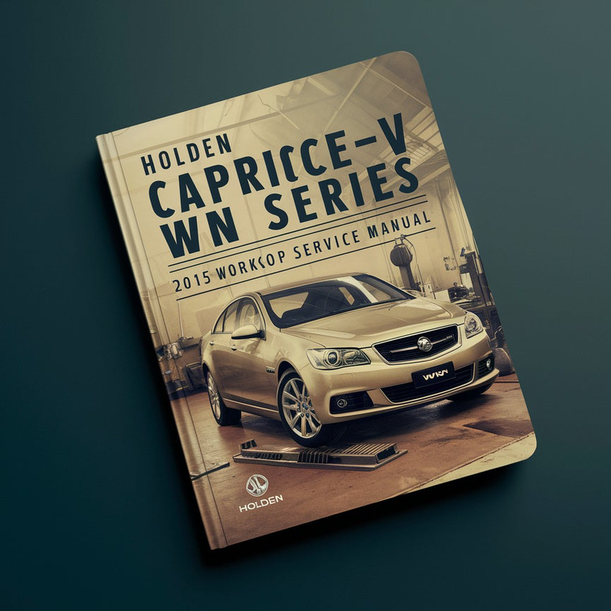 Manual de servicio y taller de Holden CAPRICE-V WN Series 2013-2015