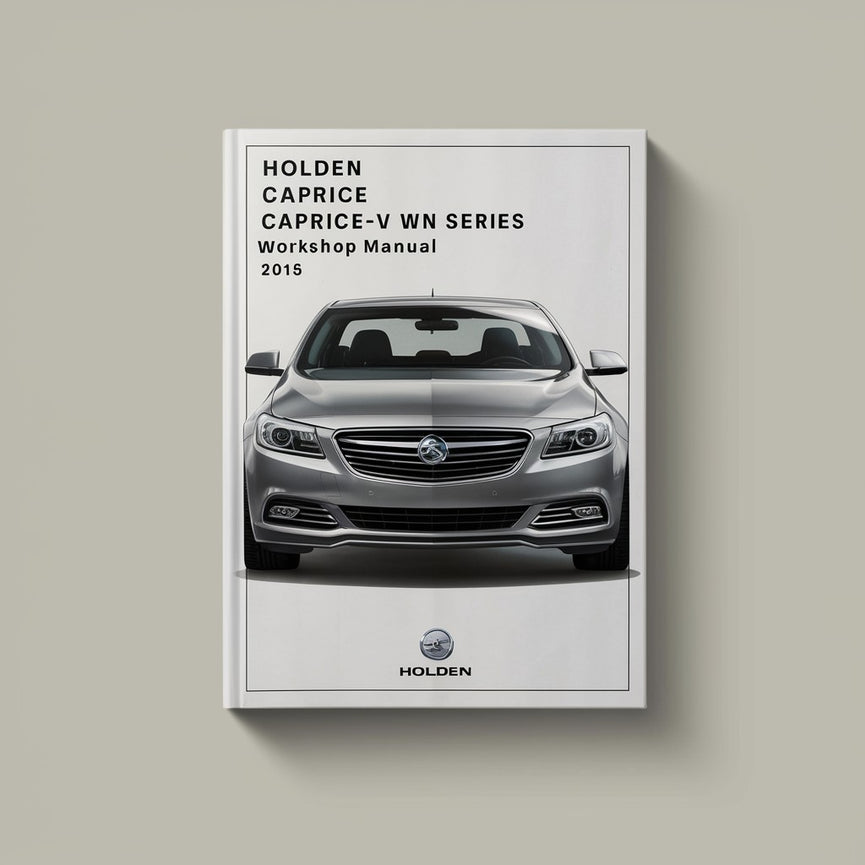 Manual de taller de Holden CAPRICE CAPRICE-V WN Series 2013-2015