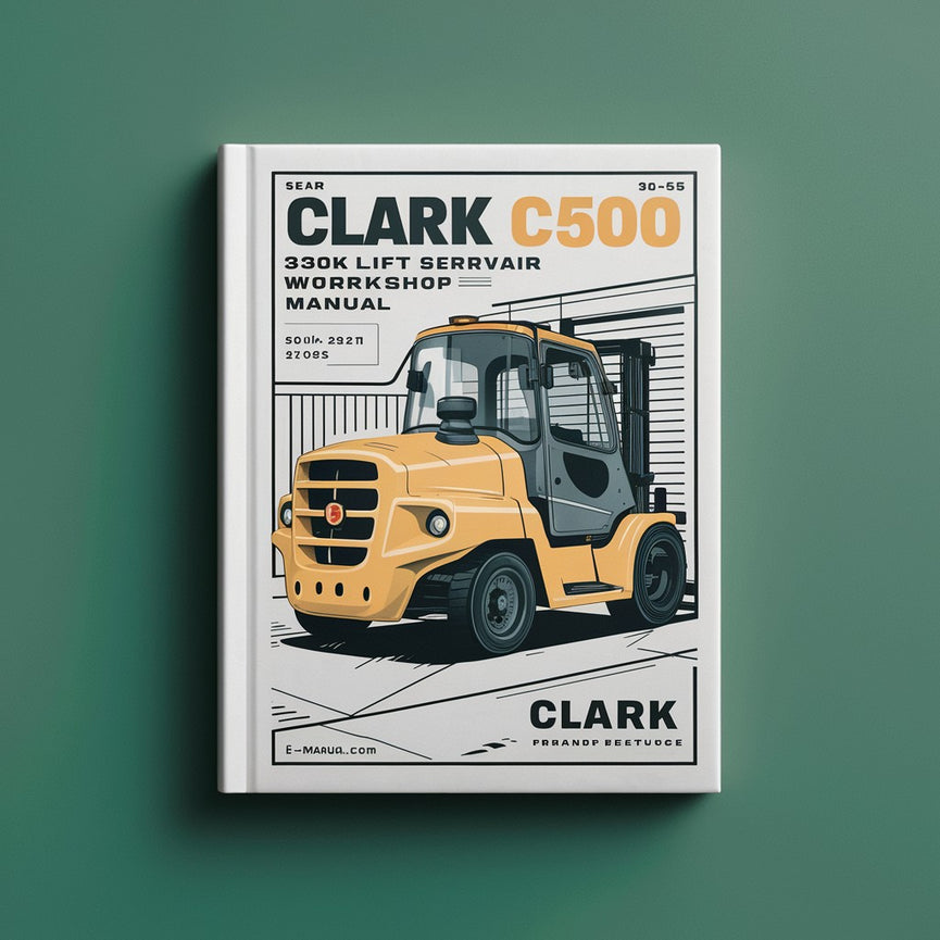 Clark C500 30-55 Forklift Service Repair Workshop Manual PDF Download