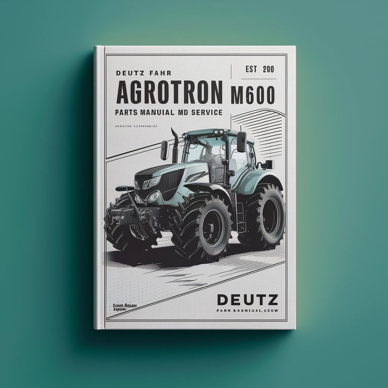 Deutz Fahr Agrotron M600 Parts Manual and Service Tractor PDF Download