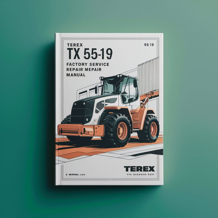 Manual de reparación y servicio de fábrica de Terex Tx 55-19