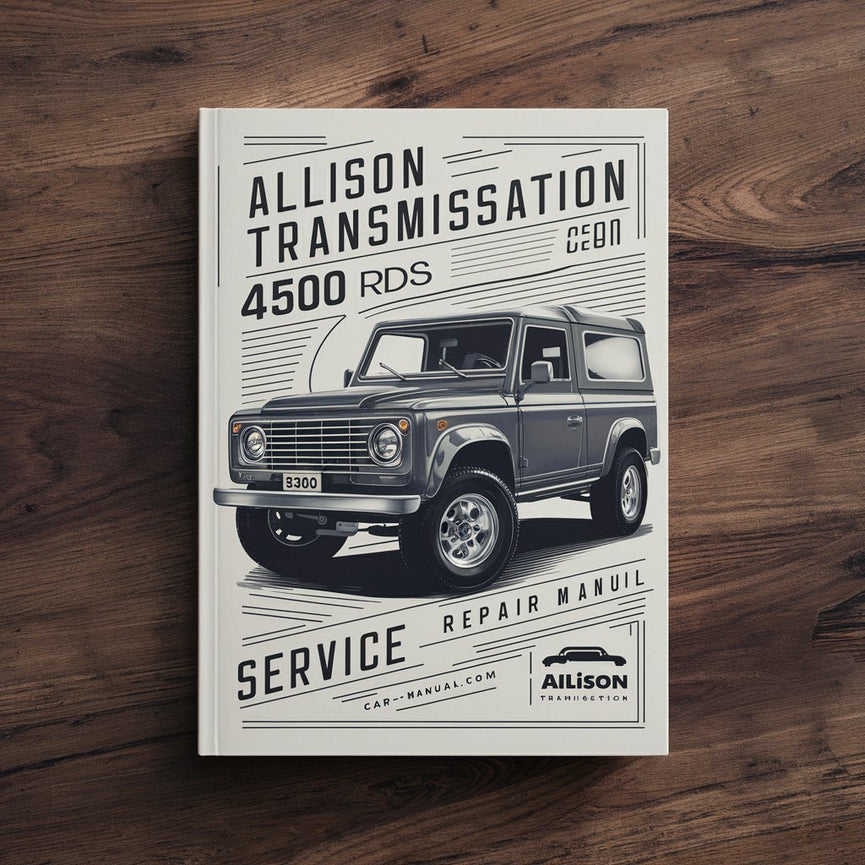 Manual de servicio de transmisión Allison 4500 RDS