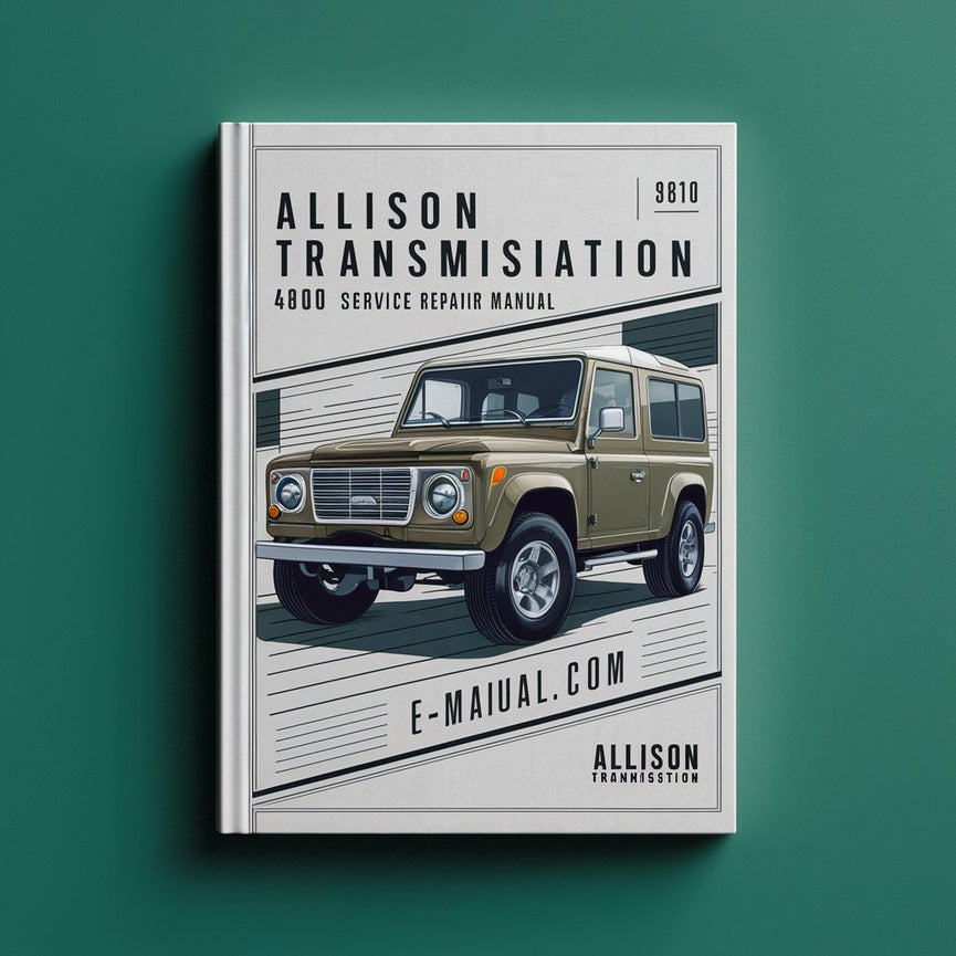 Manual de servicio de transmisión Allison 4800 EVS