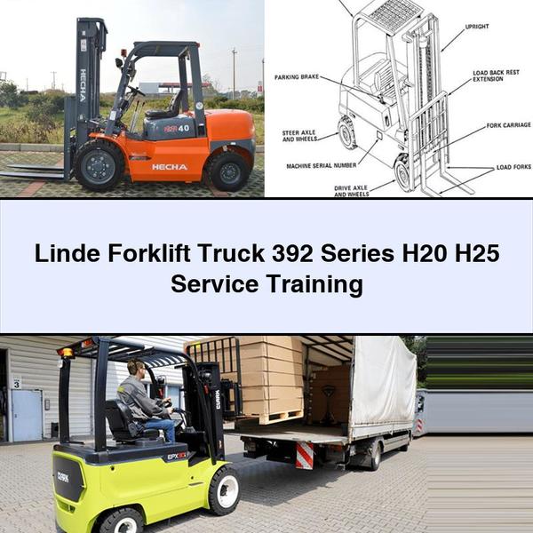 Linde Forklift Truck 392 Series H20 H25 Service Training