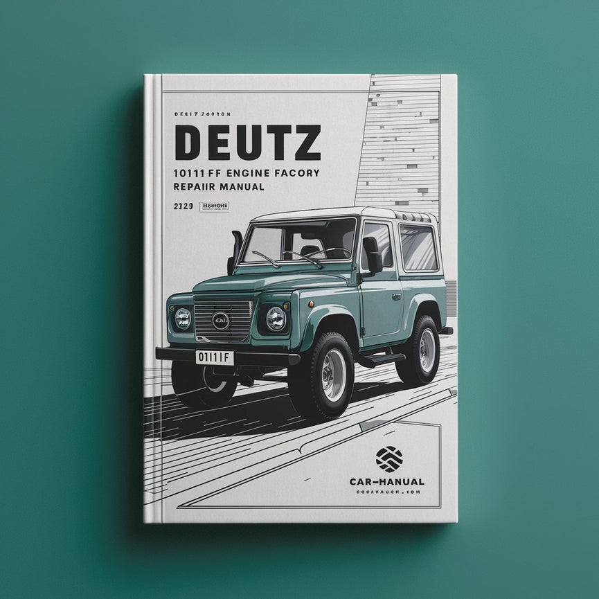 Manual de reparación y servicio de fábrica del motor Deutz 1011F 1011 F