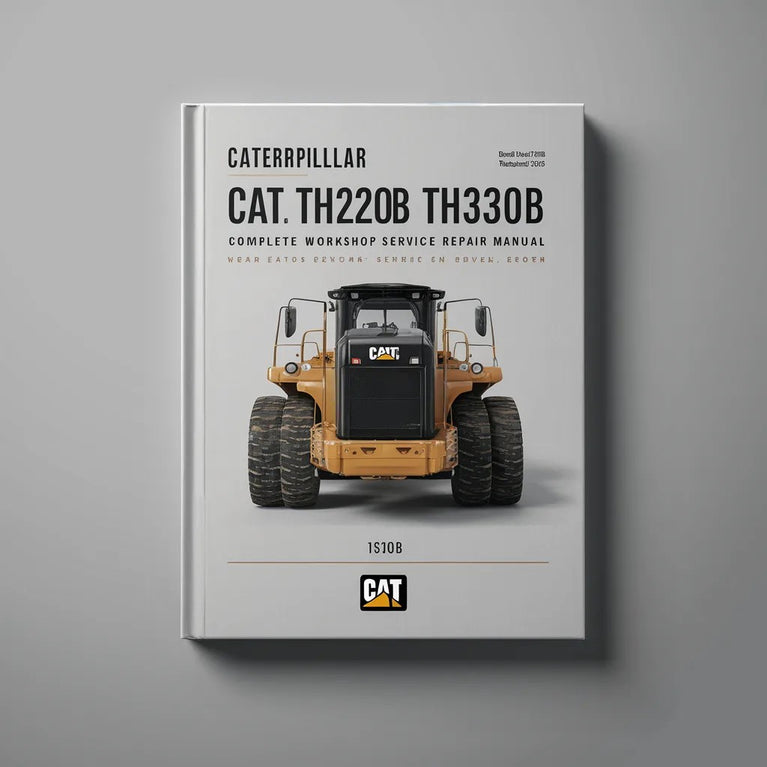 Manuel de réparation et d'entretien d'atelier complet Caterpillar Cat TH220B TH330B