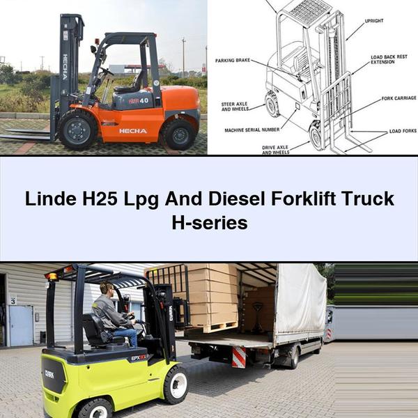 Linde H25 Lpg And Diesel Forklift Truck H-series