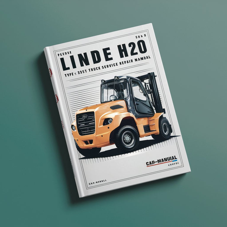 Linde H20 Type 351 Forklift Truck Service Repair Manual