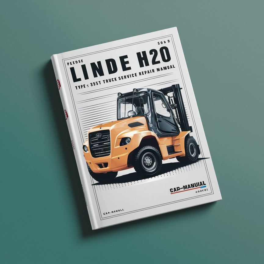 Linde H20 Type 351 Forklift Truck Service Repair Manual