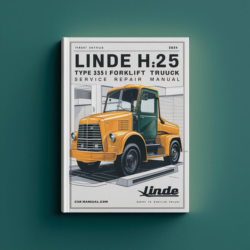 Linde H25 Type 351 Forklift Truck Service Repair Manual