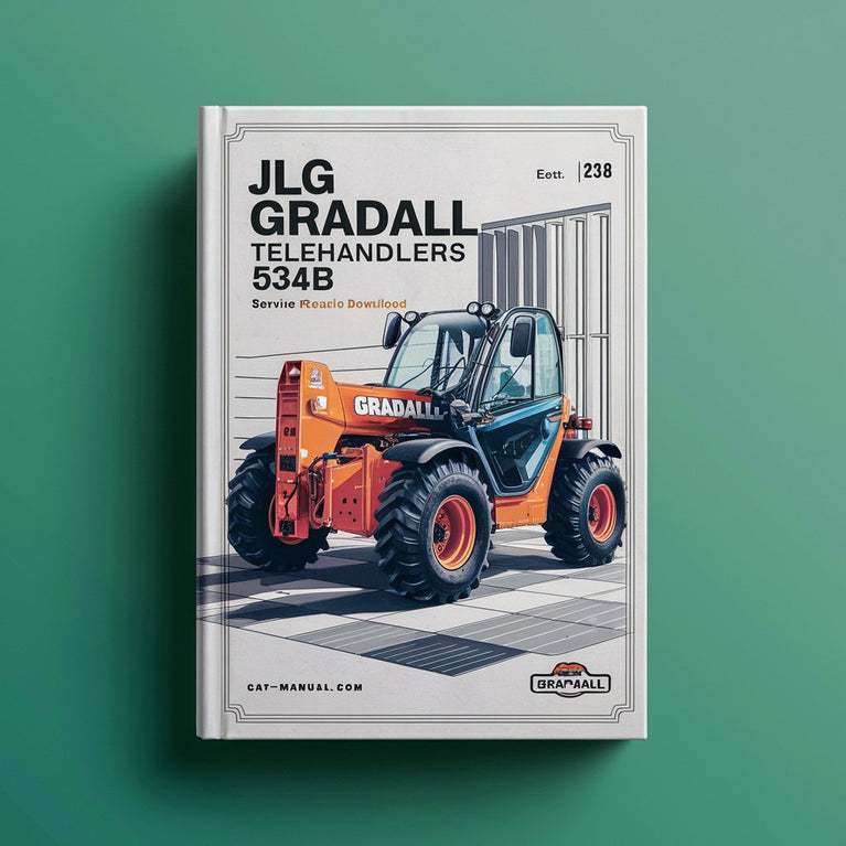 JLG Gradall Telehandlers 534B Service Repair Manual  (P/N :9103-1390)