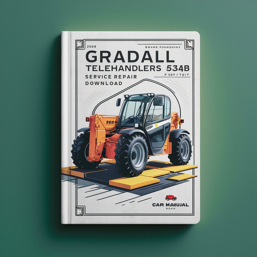 JLG Gradall Telehandlers 534B Service Repair Manual  (P/N :9020-7317)