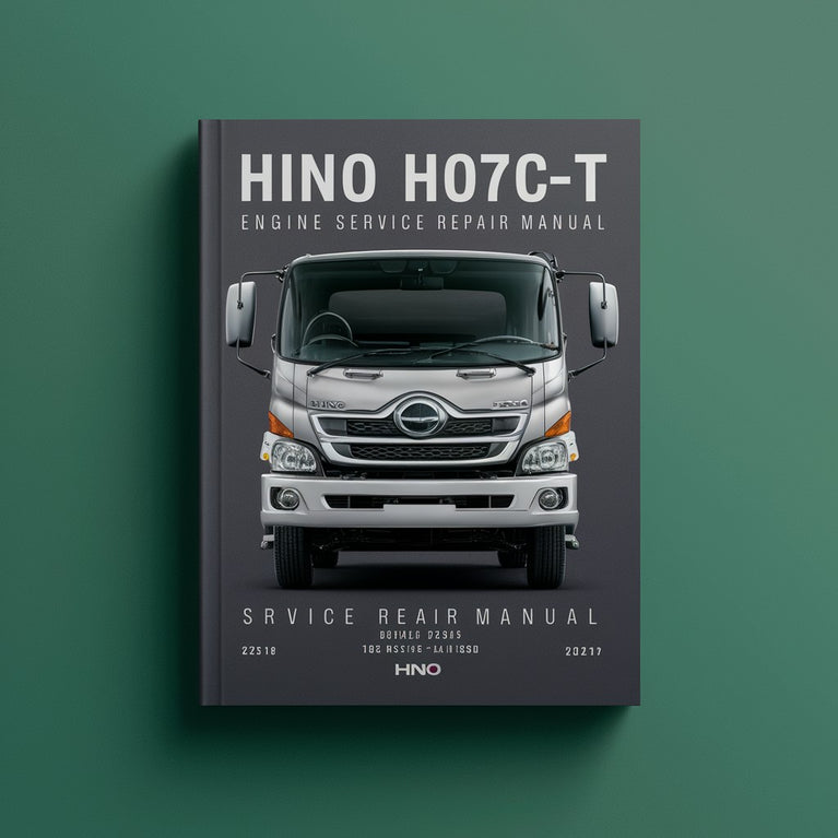 Manual de servicio y reparación del motor Hino H07C-T