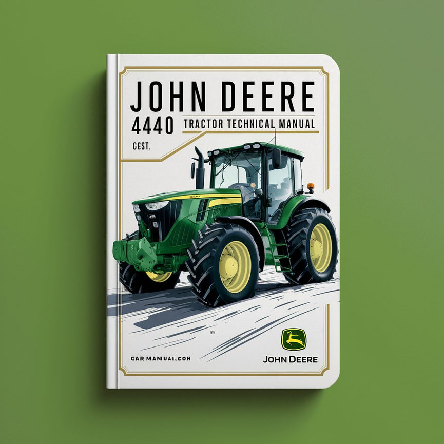 Manual técnico del tractor John Deere 4440