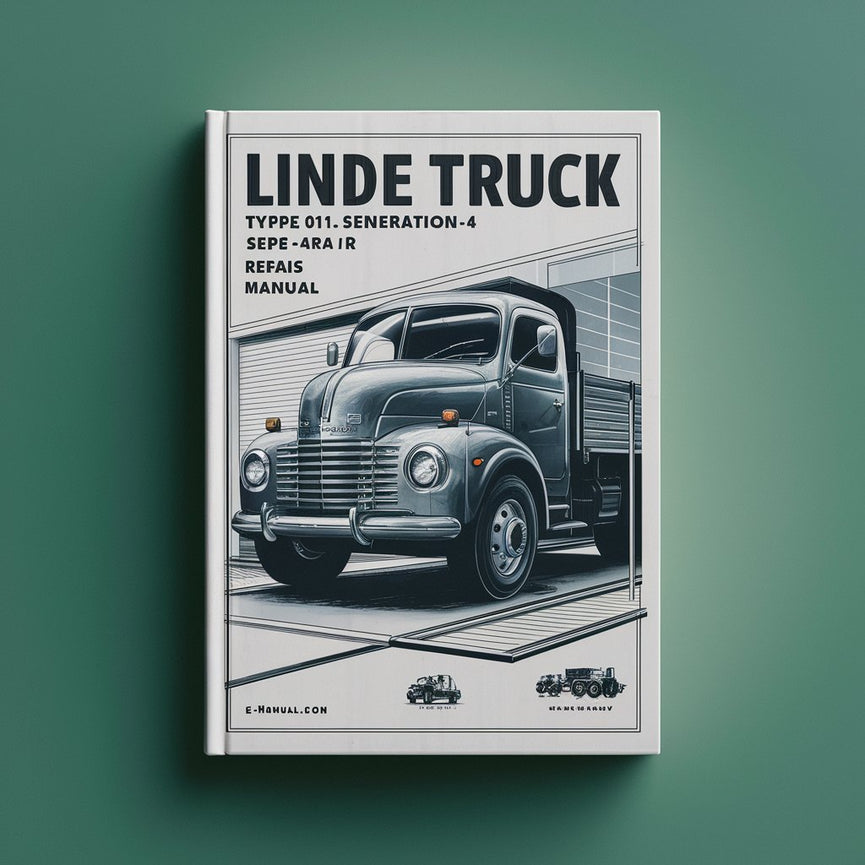 Linde Truck Type011 Generation4: KGen 4 80V Service Repair Manual