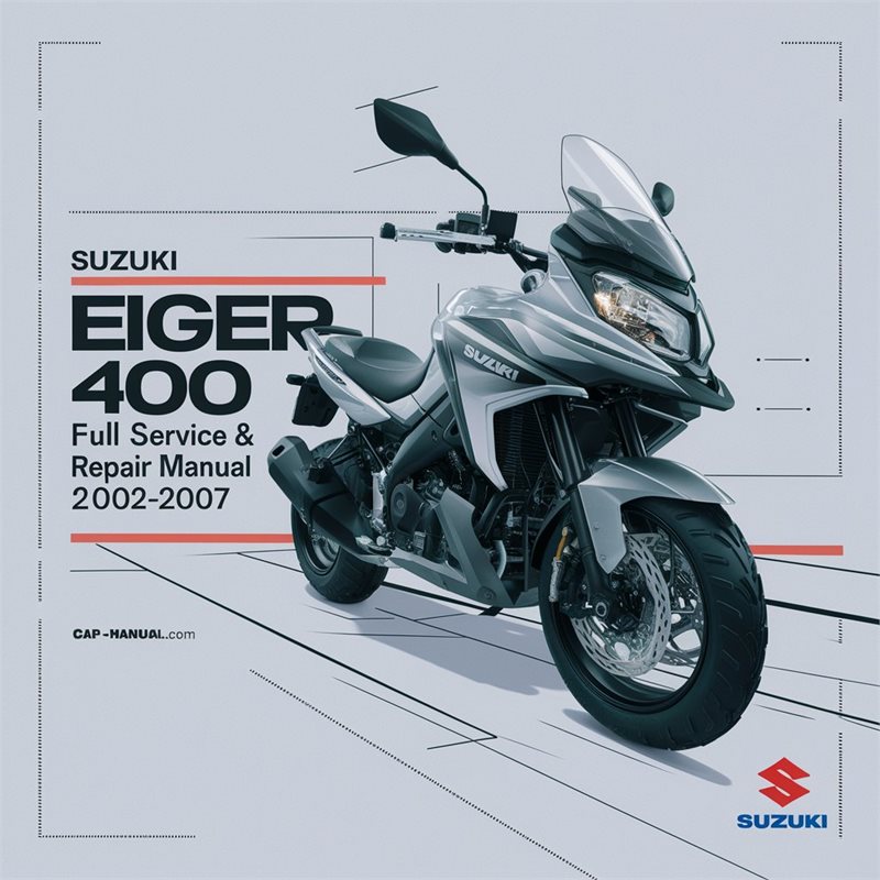 Suzuki EIGER 400 ATV Full Manual de servicio y reparación 2002-2007