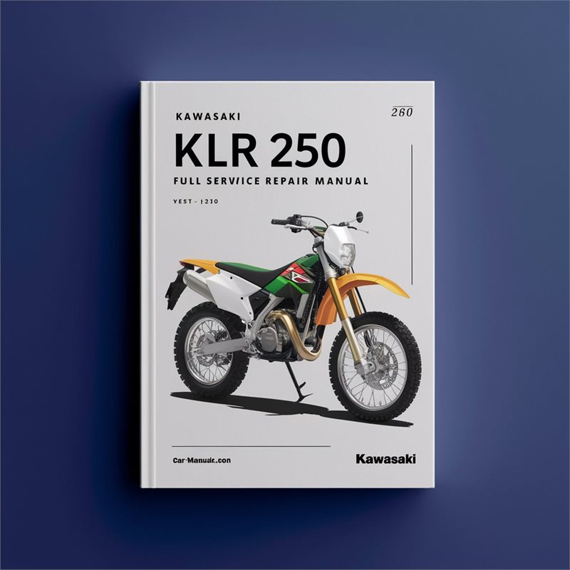 KAWASAKI KLR 250 Full Manual de servicio y reparación