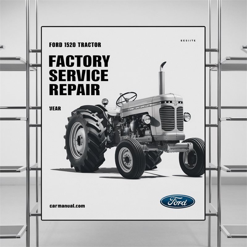 Manual de Servicio y Reparación de Fábrica para Tractores Ford 1520