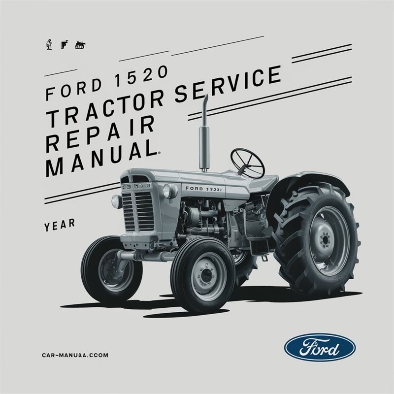 Manual de Servicio y Reparación para el Tractor Ford 1520