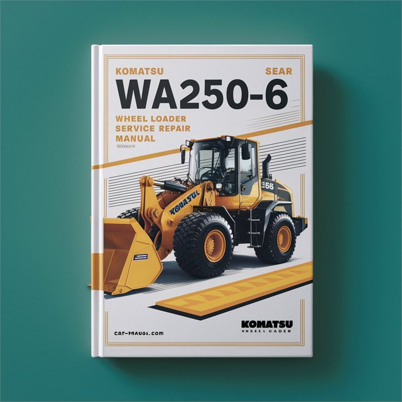 Komatsu Wa250-6 Wheel Loader Workshop Manual de servicio y reparación