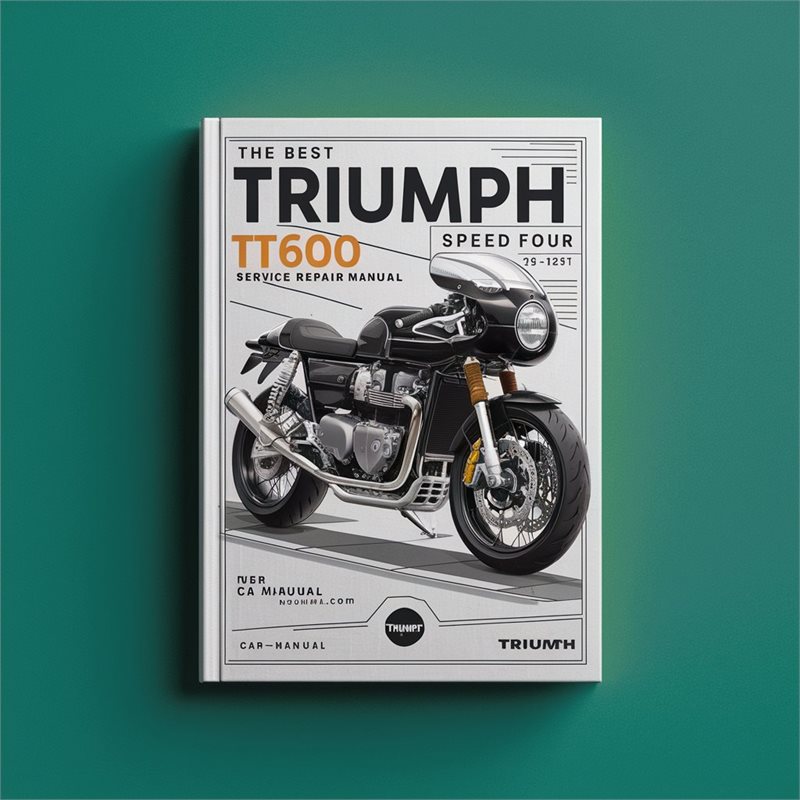 Best Triumph TT600 Speed Four Motorcycle Manual de servicio y reparación