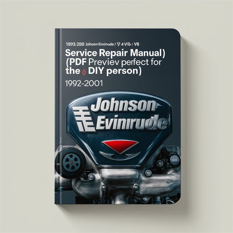1992-2001 Johnson Evinrude 65-300 HP V4 / V6 / V8 Engines Manual de servicio y reparación (PDF Preview Perfect for the DIY person) Download