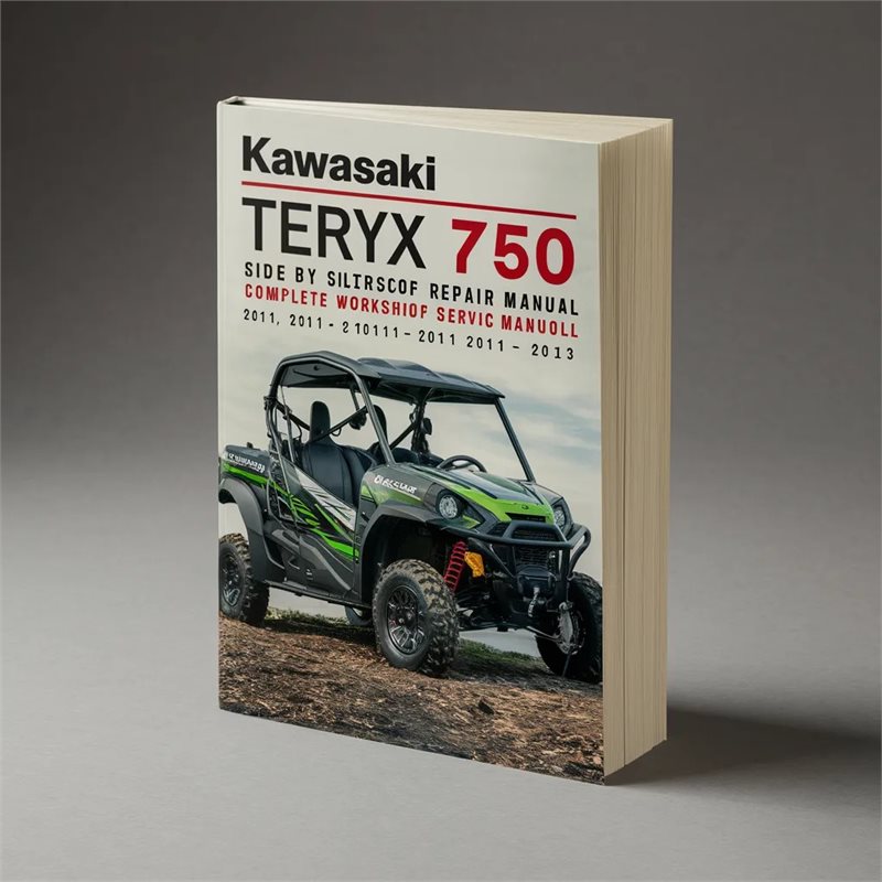 Kawasaki Teryx 2 KRF750 Side By Side UTV Manual completo de servicio y reparación del taller 2010 2011 2012 2013 PDF Download