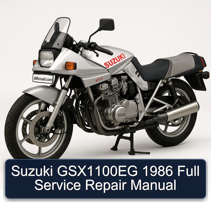 Suzuki GSX1100EG 1986 Full Service Repair Manual