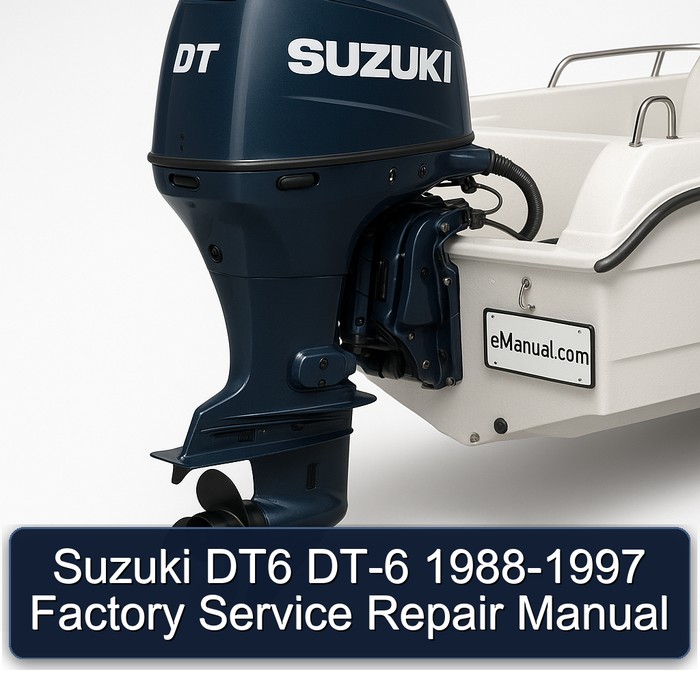 Suzuki DT6 DT-6 1988-1997 Factory Service Repair Manual