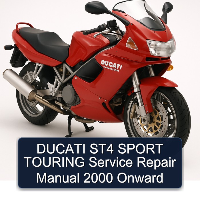 DUCATI ST4 SPORT TOURING Service Repair Manual 2000 Onward