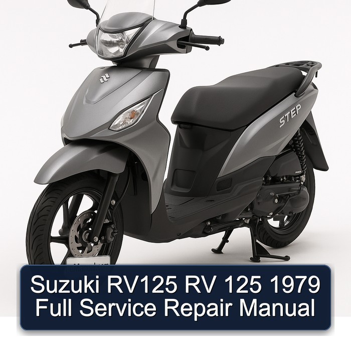 Suzuki RV125 RV 125 1979 Full Service Repair Manual
