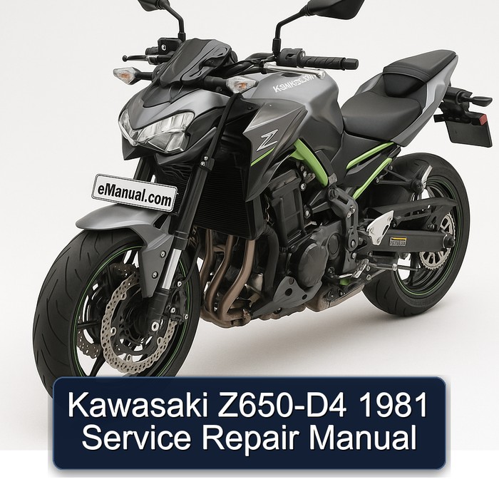 Kawasaki Z650-D4 1981 Service Repair Manual