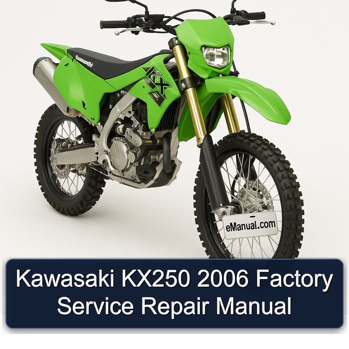 Kawasaki KX250 2006 Factory Service Repair Manual