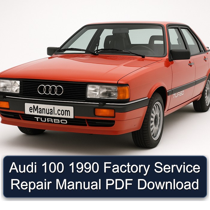 Audi 100 1990 Factory Service Repair Manual PDF Download