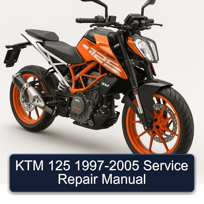 KTM 125 1997-2005 Service Repair Manual