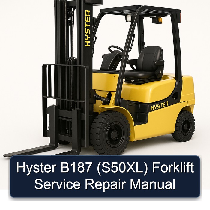 Hyster B187 (S50XL) Forklift Service Repair Manual